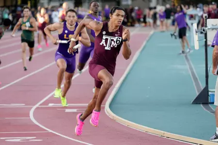 DeMarco Escobar at the LSU Alumni Gold meet