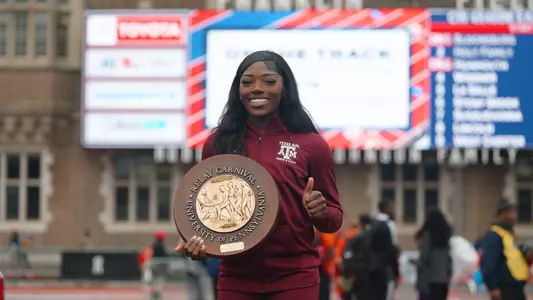 Jermaisha Arnold at the Penn Relays