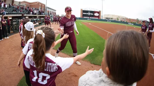 COLLEGE STATION, TX - March 29, 2023 - Pitcher Shaylee Ackerman #10 of the Texas A&M Aggies during the game between the Incarnate Word Cardinals and the Texas A&M Aggies at Davis Diamond in College Station, TX. Photo By Evan Pilat/Texas A&M Athletics