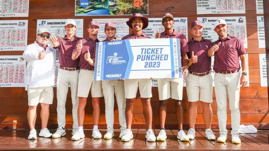 Men's Golf NCAA Regional Ticket Punched