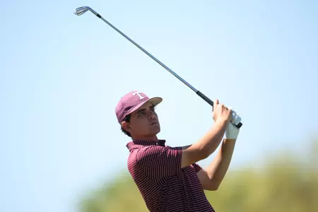 SCOTTSDALE, AZ - May 29, 2023 - Daniel Rodrigues of the Texas A&M Aggies during the the NCAA Golf Championships at Grayhawk Golf Course in Scottsdale, AZ. Photo By Ethan Mito/Texas A&M Athletics
