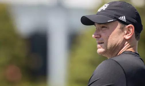 ORLANDO, FL - May 17, 2023 - Head Coach Mark Weaver of the Texas A&M Aggies during Division 1 WomenÕs Tennis NCAA Championships in Orlando, FL. Photo By Hayden Carroll/Texas A&M Athletics