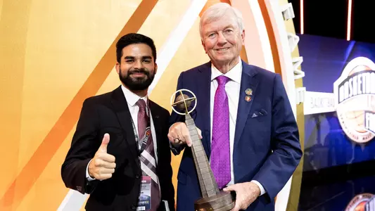 SPRINGFIELD, MA - August 12, 2023 - Gary Blair during the Naismith Hall of Fame Red Carpet and Enshrinement Ceremony at Symphony Hall in Springfield, MA. Photo By Ethan Mito/Texas A&M Athletics