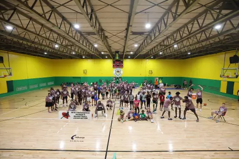 PARADISE ISLAND, BAHAMAS - August 08, 2023 - during the men?s basketball community service event in Paradise Island, Bahamas. Photo By Craig Bisacre/Texas A&M Athletics