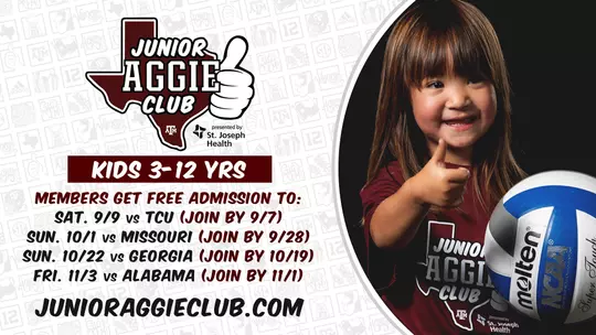 Volleyball Junior Aggie Club Matches