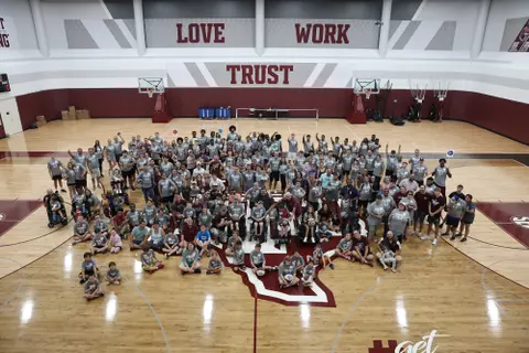 COLLEGE STATION, TX - August 05, 2023 - during menÕs basketball BuzzÕs Bunch event in College Station, TX. Photo By Wesley Bowers/Texas A&M Athletics