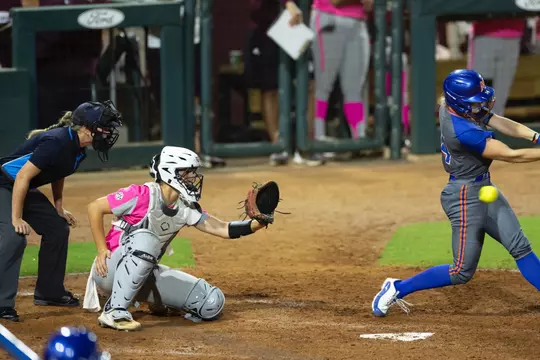 COLLEGE STATION, TX - October 24, 2023 - Reagan Jones #23 of the Texas A&M Aggies during the game between the McLennan Highlanders and the Texas A&M Aggies at Davis Diamond in College Station, TX. Photo By Evan Pilat/Texas A&M Athletics