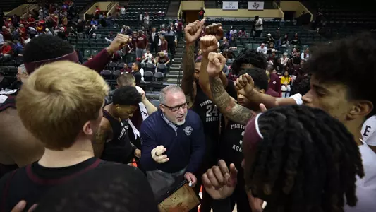 KISSIMMEE, FL - November 26, 2023 - during the Men's Basketball game between the Iowa State Cyclones and the Texas A&M Aggies at State Farm Field House at ESPN Wide World of Sports Complex in Kissimmee, FL. Photo By Craig Bisacre/Texas A&M Athletics