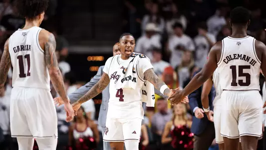 COLLEGE STATION, TX - November 08, 2024 - during the game between the East Texas A&M University Lions and the Texas A&M Aggies at Reed Arena in College Station, TX. Photo By Wesley Bowers/Texas A&M Athletics