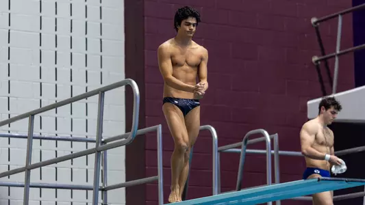 COLLEGE STATION, TX - October 18, 2024 -  during the game between the TCU Horned Frogs and the BYU Cougars  and the Texas A&M Aggies at Rec Center Natatorium in College Station, TX. Photo By Julianne Shivers/Texas A&M Athletics