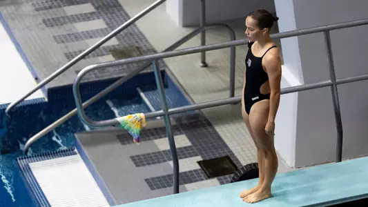 COLLEGE STATION, TX - October 19, 2024 - During the Texas A&M Swim & Dive meet between the Texas A&M Aggies, TCU Horned Frogs, and BYU Cougars at the Rec Center Natatorium in College Station, TX. Photo By Wesley Bowers/Texas A&M Athletics