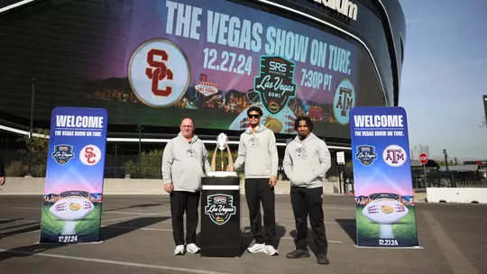 Aggies at the las Vegas Bowl