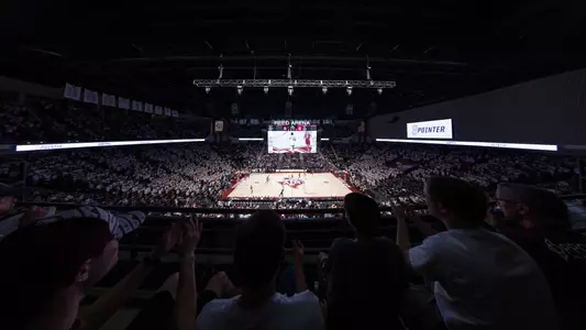 COLLEGE STATION, TX - February 15, 2023 - Fans during the game between the Arkansas Razorbacks and the Texas A&M Aggies at Reed Arena in College Station, TX. Photo By Evan Pilat/Texas A&M Athletics
