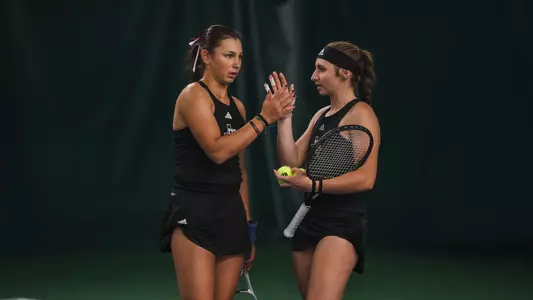 Mary Stoiana/Mia Kupres doubles pair
