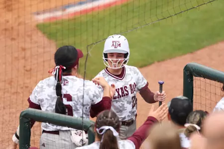 COLLEGE STATION, TX - March 24, 2024 - Scout Lovell #21 of the Texas A&M Aggies during the game between the Auburn Tigers and the Texas A&M Aggies at Davis Diamond in College Station, TX. Photo By Evan Pilat/Texas A&M Athletics