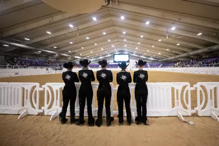 Ocala, Florida - April 18, 2024 - Texas A&M Aggies Equestrian team during the NCEA Championship at the World Equestrian Center in Ocala, Florida. Photo By Wesley Bowers/Texas A&M Athletics