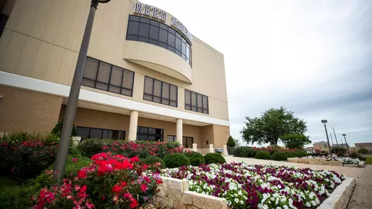 COLLEGE STATION, TX - MAY 05, 2020 - during facility photos of Reed Arena exterior in College Station, TX. Photo By Craig Bisacre/Texas A&M Athletics