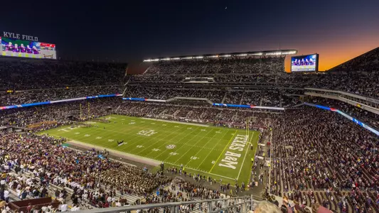 COLLEGE STATION, TX - November 26, 2022 - Kyle Field during the game between the LSU Tigers and the Texas A&M Aggies at Kyle Field in College Station, TX. Photo By Evan Pilat/Texas A&M Athletics