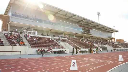 COLLEGE STATION, TX - March 23, 2024 - Wide shot during the Texas A&M Invitational at E.B. Cushing Stadium in College Station, TX. Photo By Aiden Shertzer/Texas A&M Athletics