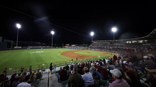COLLEGE STATION, TX - March 30, 2024 - fan during the game between the Auburn Tigers and the Texas A&M Aggies at Blue Bell Park in College Station, TX. Photo By Julianne Shivers/Texas A&M Athletics