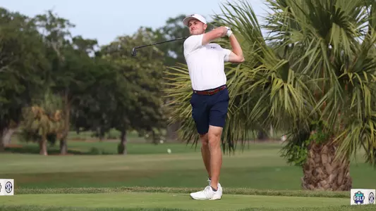 Michael Heidelbaugh tees it up in match play at the SEC Championship quarterfinal round