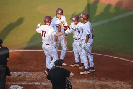 COLLEGE STATION, TX - April 30, 2024 - during the baseball game between the Tarleton State University Texans and the Texas A&M Aggies in College Station, TX. Photo By Zoie Joslin/Texas A&M Athletics
