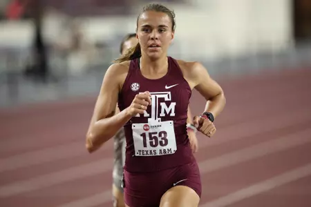 COLLEGE STATION, TX - April 05, 2024 - during the Texas A&M Track and Field 44 Farms Team Invitational at EB Cushing Stadium in College Station, TX. Photo By Jonathan Taffet/Texas A&M Athletics
