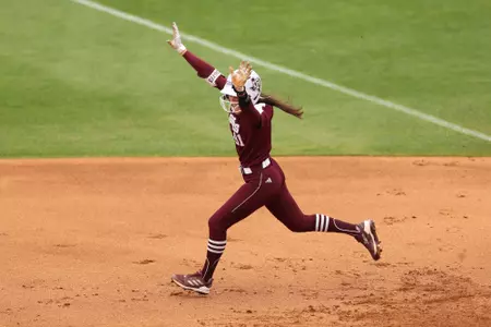 COLLEGE STATION, TX - April 06, 2024 - Kramer Eschete #91 of the Texas A&M Aggies during the game between the Kentucky Wildcats and the Texas A&M Aggies at Davis Diamond in College Station, TX. Photo By Evan Pilat/Texas A&M Athletics