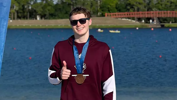 Trey Dickey After placing third in the 5k at Open Water Nationals