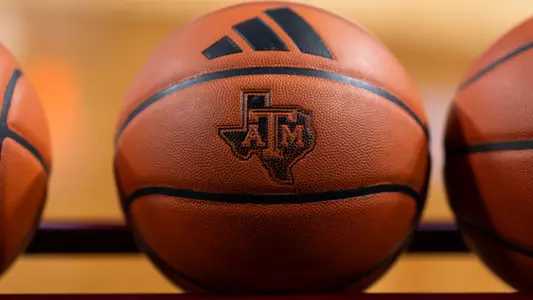 COLLEGE STATION, TX - January 21, 2024 - Gfx during the game between the South Carolina Gamecocks and the Texas A&M Aggies at Reed Arena in College Station, TX. Photo By Ethan Mito/Texas A&M Athletics