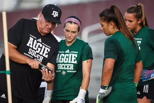 Coach G mentors the 2024 corps of keepers.