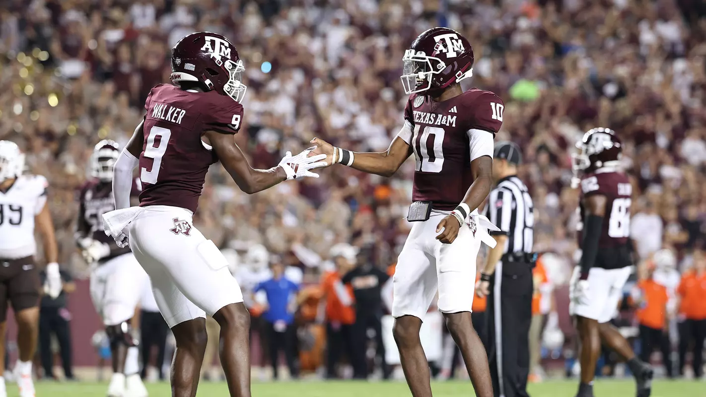 Marcel Reed and Jahdae Walker