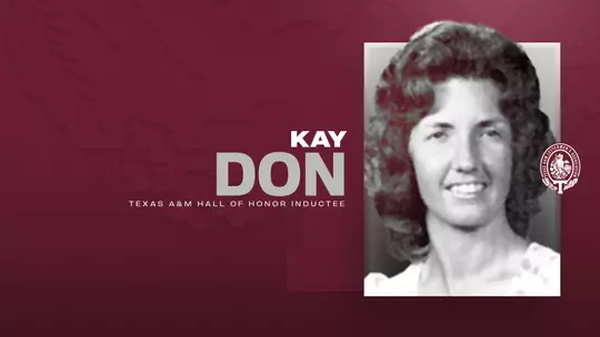 Athletics Hall of Honor Kay Don