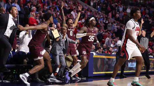 Obaseki's Dagger Gives Aggies 63-62 Win at No. 16 Ole Miss Image
