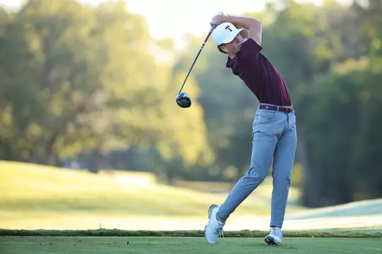 COLLEGE STATION, TX - September 30, 2024 - Wheaton Ennis of the Texas A&M Aggies during the Ben Hogan Collegiate at Colonial Country Club in Fort Worth, TX. Photo By Wesley Bowers/Texas A&M Athletics