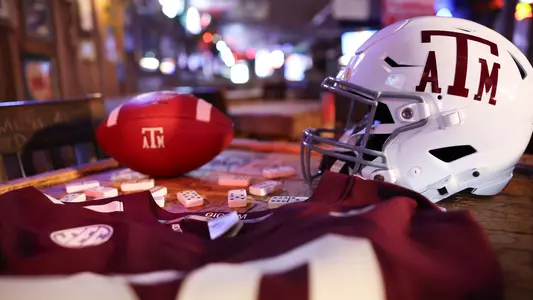 Throwback Helmet and Jersey at the Chicken