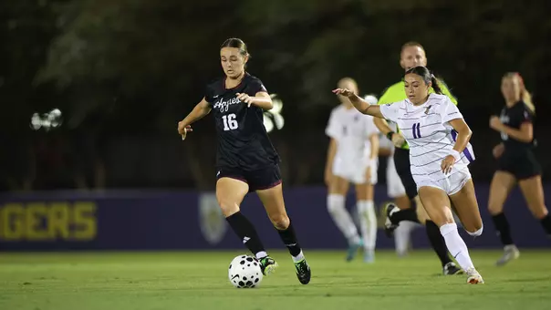 Trinity Buchanan on the dribble at LSU