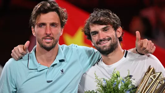 Arthur Rinderknech and Valentin Vacherot