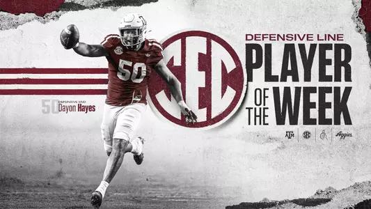 Dayon Hayes SEC Player of the Week