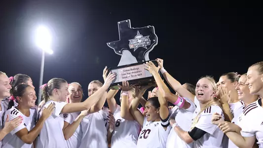 Lone Star Showdown trophy celebration