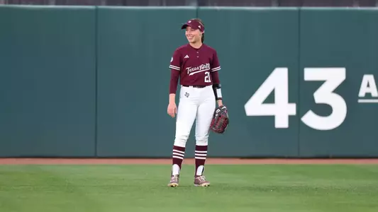 COLLEGE STATION, TX - March 25, 2025 - Scout Lovell #21 of the Texas A&M Aggies during the game between the Sam Houston St. Bearcats and the Texas A&M Aggies at Davis Diamond in College Station, TX. Photo By Evan Pilat/Texas A&M Athletics