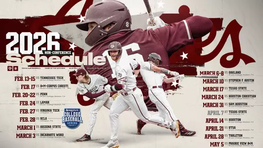 2026 Baseball Non-Con Schedule