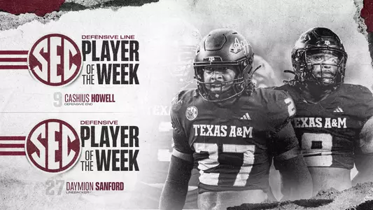 SEC player of the week - Howell, Sanford