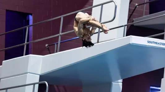 COLLEGE STATION, TX - October 18, 2024 - during the game between the TCU Horned Frogs and the BYU Cougars and the Texas A&M Aggies at Rec Center Natatorium in College Station, TX. Photo By Julianne Shivers/Texas A&M Athletics