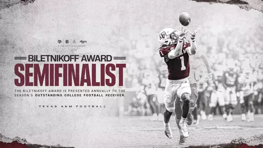 Sophomore wide receiver Mario Craver was selected one of 13 semifinalists for the Biletnikoff Award, the Tallahassee Quarterback Club Foundation announced on Monday.