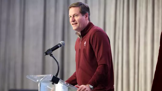 COLLEGE STATION, TX - March 01, 2025 - Trev Alberts During the 50 years of Women?s Athletics celebration at the Ford Hall of Champions in College Station, TX. Photo By Wesley Bowers/Texas A&M Athletics