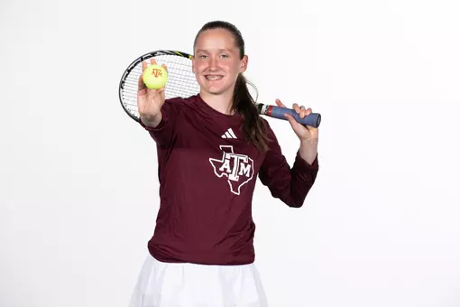 COLLEGE STATION, TX - February 17, 2025 - Women’s Tennis recruit in College Station, TX. Photo By Rachel Mahan/Texas A&M Athletics