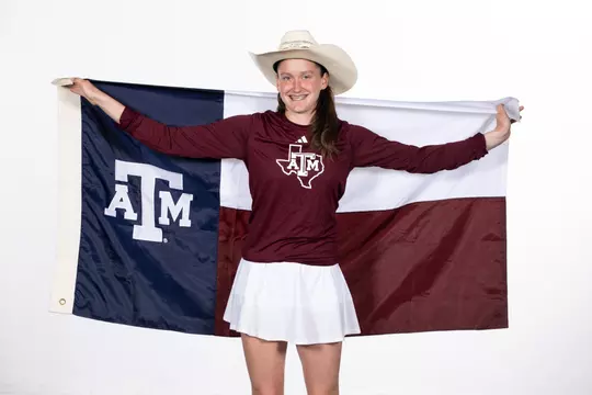 COLLEGE STATION, TX - February 17, 2025 - Women’s Tennis recruit in College Station, TX. Photo By Rachel Mahan/Texas A&M Athletics