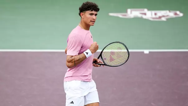 COLLEGE STATION, TX - October 18, 2025 - during ITA Regionals at Mitchell Tennis Center in College Station, TX. Photo By Wesley Bowers/Texas A&M Athletics