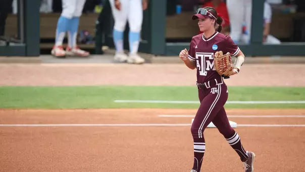 COLLEGE STATION, TX - May 17, 2025 - Kelsey Mathis #99 of the Texas A&M Aggies during the NCAA Regional game between the Liberty Flames and the Texas A&M Aggies at Davis Diamond in College Station, TX. Photo By Sydney Stevenson/Texas A&M Athletics